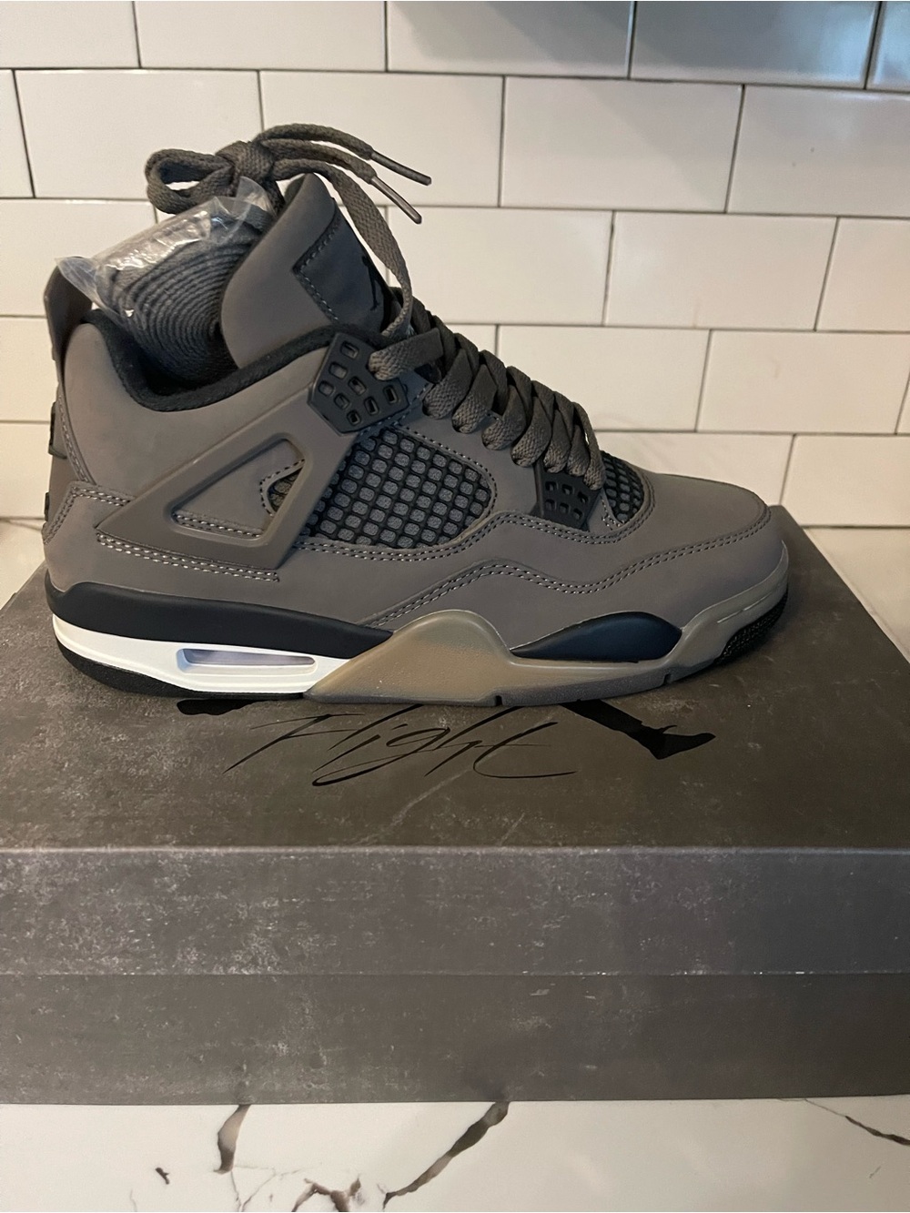 Mens Retro 4 Cave Stone Size 7.